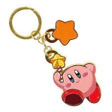 Kirby - Kirby with Star Enamel Keychain (12B)